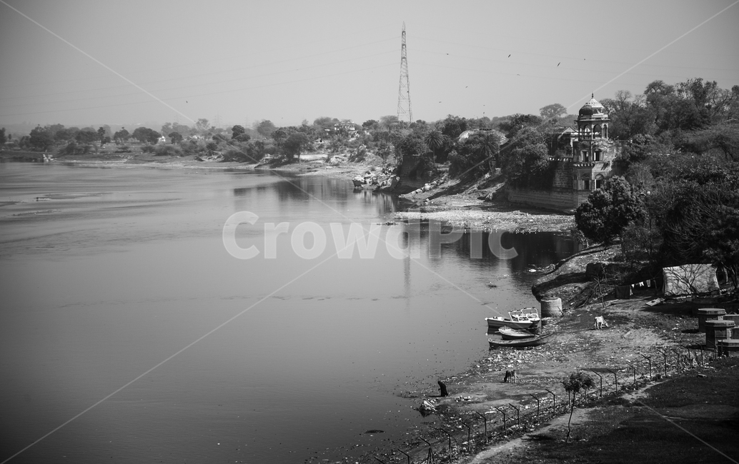 인도,강,river,흑백,모노크롬,흑백,모노톤,monochrome,black and white