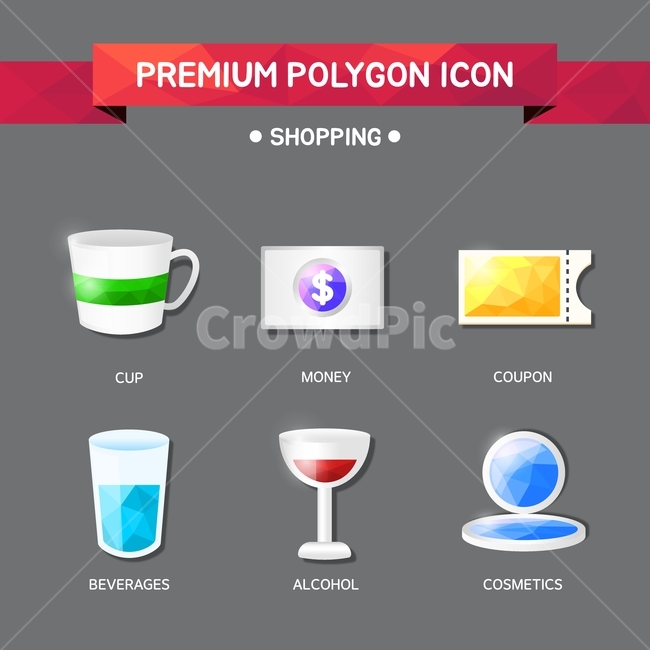 컵,달러,쿠폰,잔,폴리곤,아이콘,픽토그램,그래픽,일러스트레이션,graphic,illustration,아이콘,icon