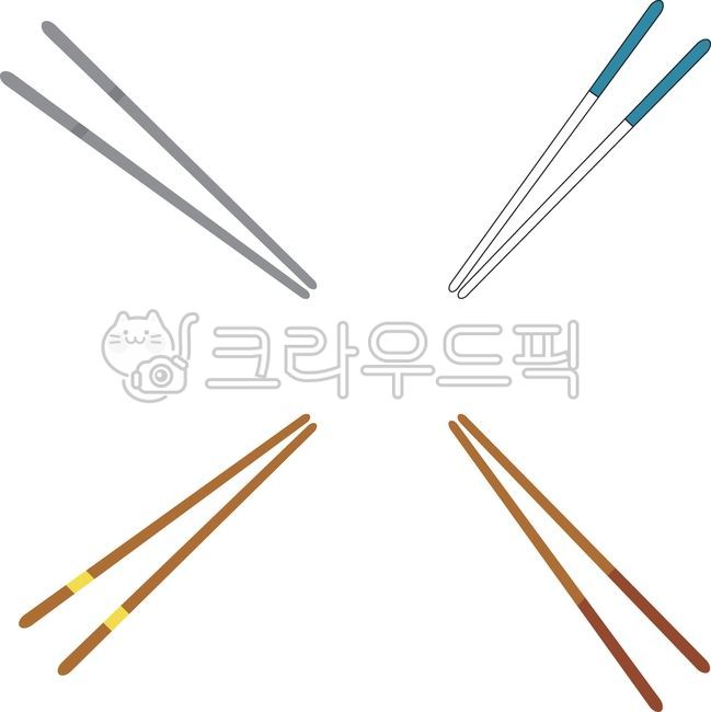 젓가락, 나무젓가락, 쇠젓가락, 중국집, 수저, 사진,이미지,일러스트,캘리그라피 - Nssineson작가