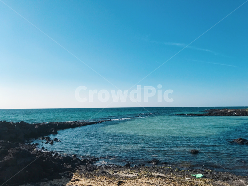 해안선,제주도,sky,sea,바다,하늘