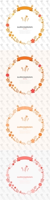 꽃,잎,봄,가을,리스,표지,패턴,배경,백그라운드,가을,계절,fall,autumn,season,그래픽,일러스트레이션,graphic,illustration,art,미술