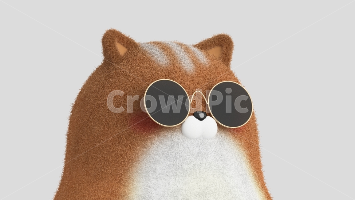 고양이,캐릭터,3d,선글라스,안경,요리사,강아지,핫케이크,동물,동물,animal,고양이,cat,kitten,kitty,패션스타일,의상,fashion,style,그래픽,일러스트레이션,graphic,illustration
