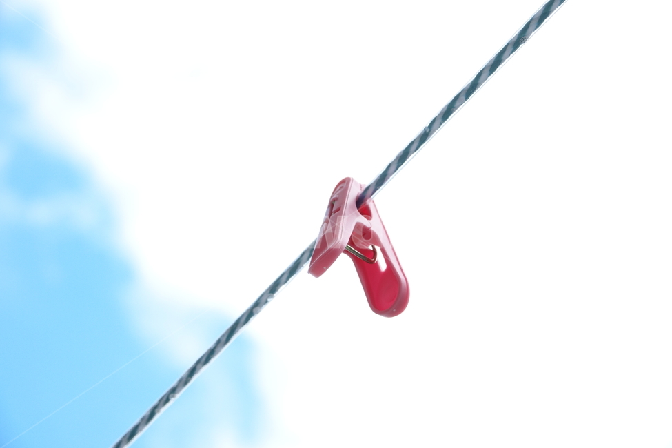 빨래집게,빨래,하늘,세탁,빨래줄,맑음,사물,물건,오브젝트,thing,object,matter
