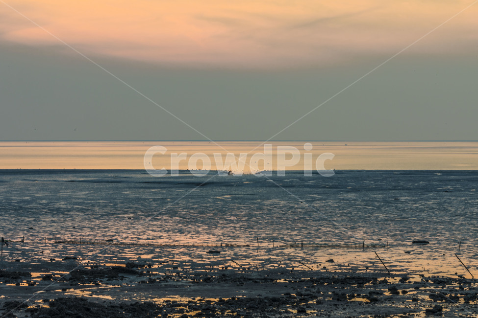 낙조,여명,수평선,갯벌,구름,장봉도,하늘,자연,풍경,nature,landscape,한국자연풍경,한국자연경관,korea nature landscape,outdoors,옥외