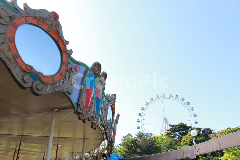 amusementpark,놀이공원,관람차,회전목마,하늘,유원지,놀이공원,놀이동산,놀이터,amusement park,playground