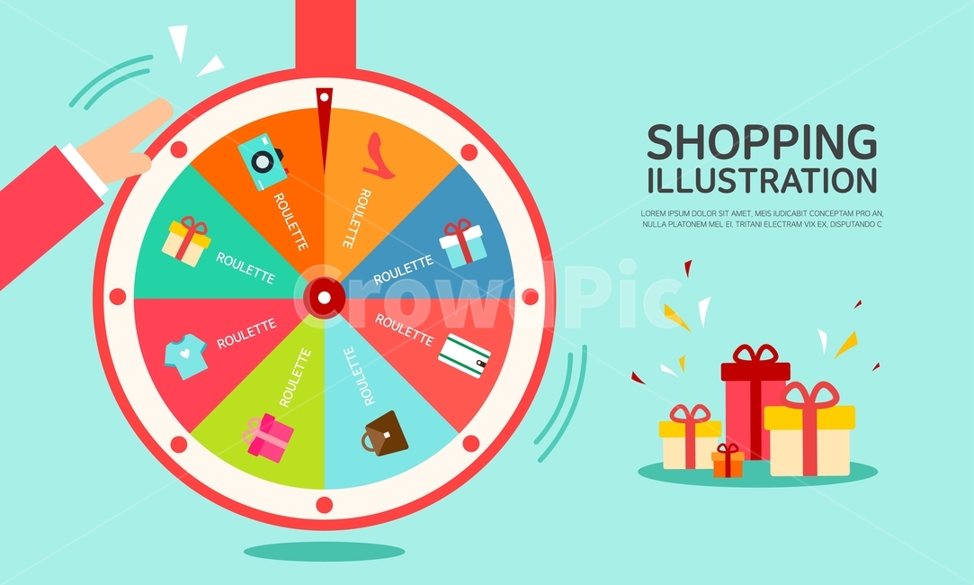 룰렛,당첨,행사,이벤트,선물,쇼핑,일러스트,배경,백그라운드,배너,쇼핑,shopping,그래픽,일러스트레이션,graphic,illustration