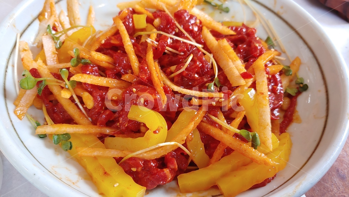 육회,소고기육회,소고기,외식,food