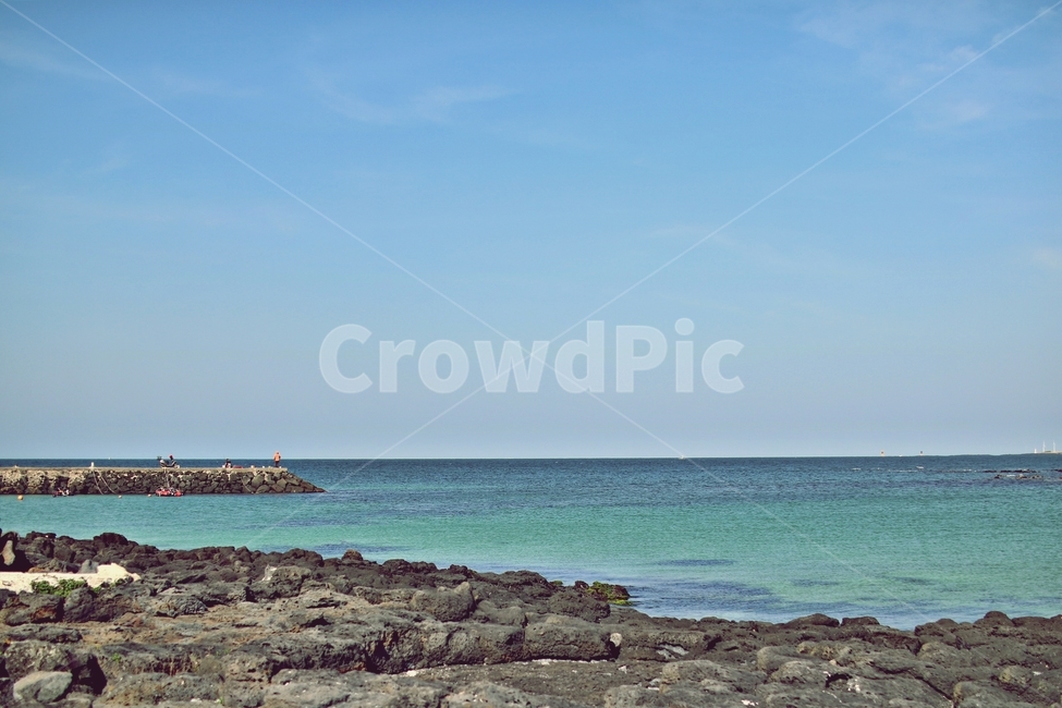 제주도,바다,함덕해수욕장,함덕,수평선,자연,풍경,nature,landscape,한국자연풍경,한국자연경관,korea nature landscape,제주도,jeju,jeju island,architecture,건축물,building,건물,tower,탑,promontory,곶