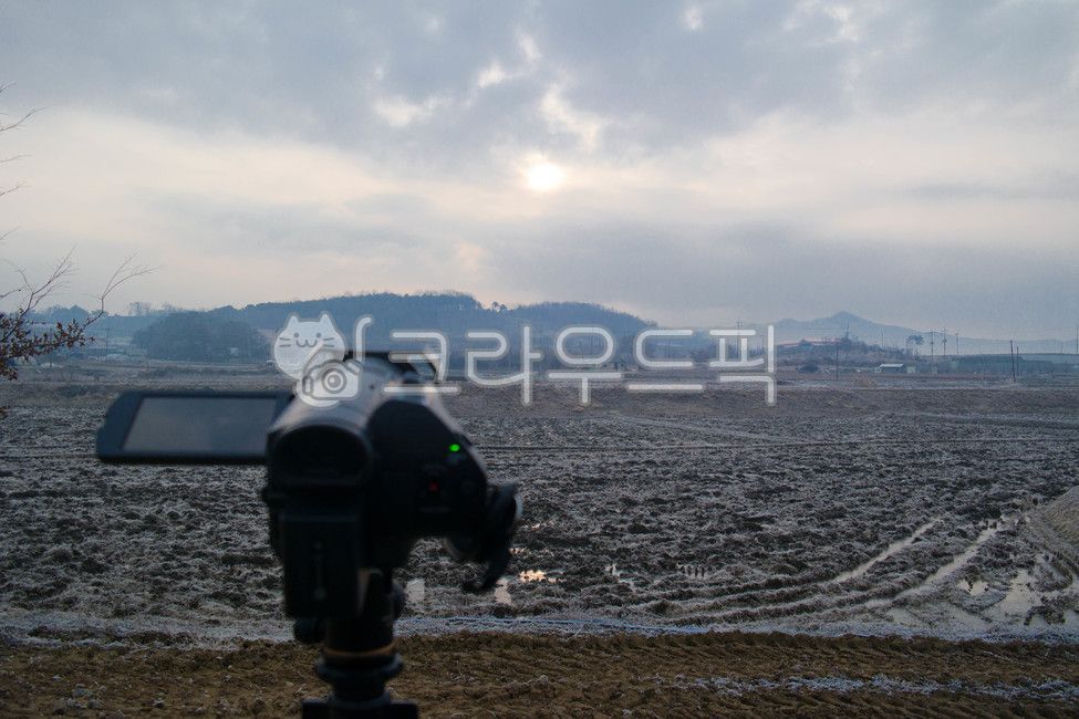카메라,캠코더,배경,시골,농촌,아침,새벽,전자기기,녹화,촬영,전자제품