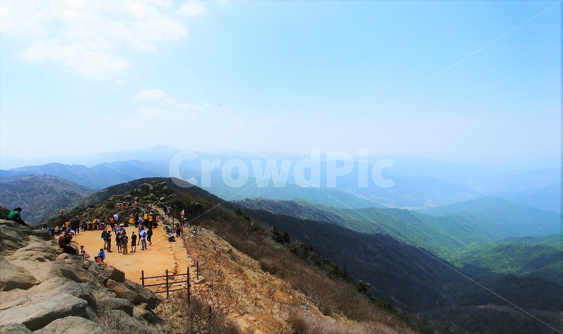 지리산,정상,1915m,천왕봉,등산