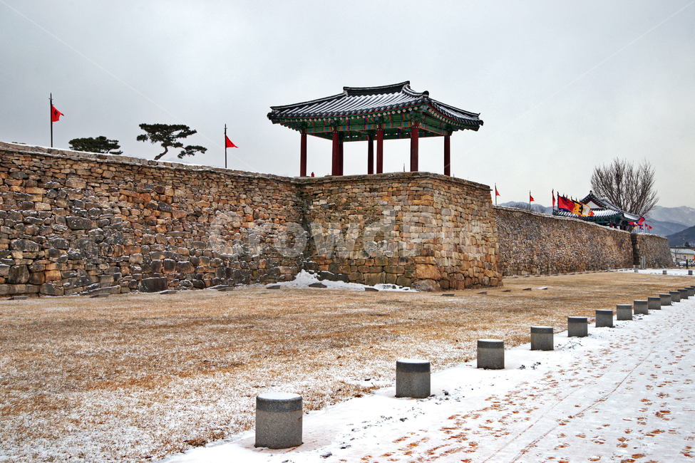 해미읍성,서산,성곽,성,조선시대,사적,문화재,천주교성지,망루,겨울,계절,winter,season,한국전통,한국문화,korean traditional,korean culture,건축물,건물외관,exterior,building,structure,architecture,construction