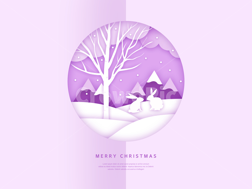 토끼,산,눈,나무,구름,겨울,크리스마스,성탄절,이벤트,기념일,겨울,계절,winter,season,기념일,축하,anniversary,congratulation,celebrate,celebration,메리크리스마스,성탄절,merry christmas,그래픽,일러스트레이션,graphic,illustration