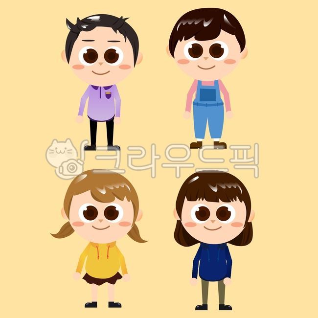 아이, 남자아이, 여자아이, 유아, 어린이, 사진,이미지,일러스트,캘리그라피 - 한소진작가