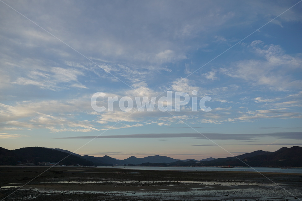 남해,갯벌,하늘,구름,바다,풍경,자연,풍경,nature,landscape,outdoors,옥외