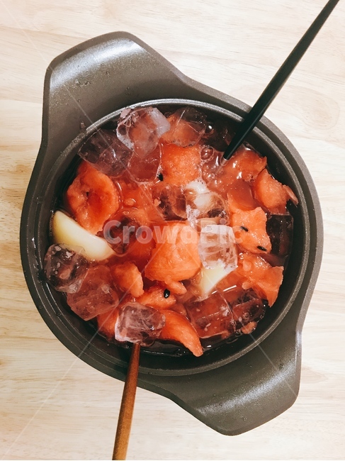 수박,화채,수박화채,여름,음식,디저트,얼음,과일,food,watermelon,summer,fruit,dessert,후식