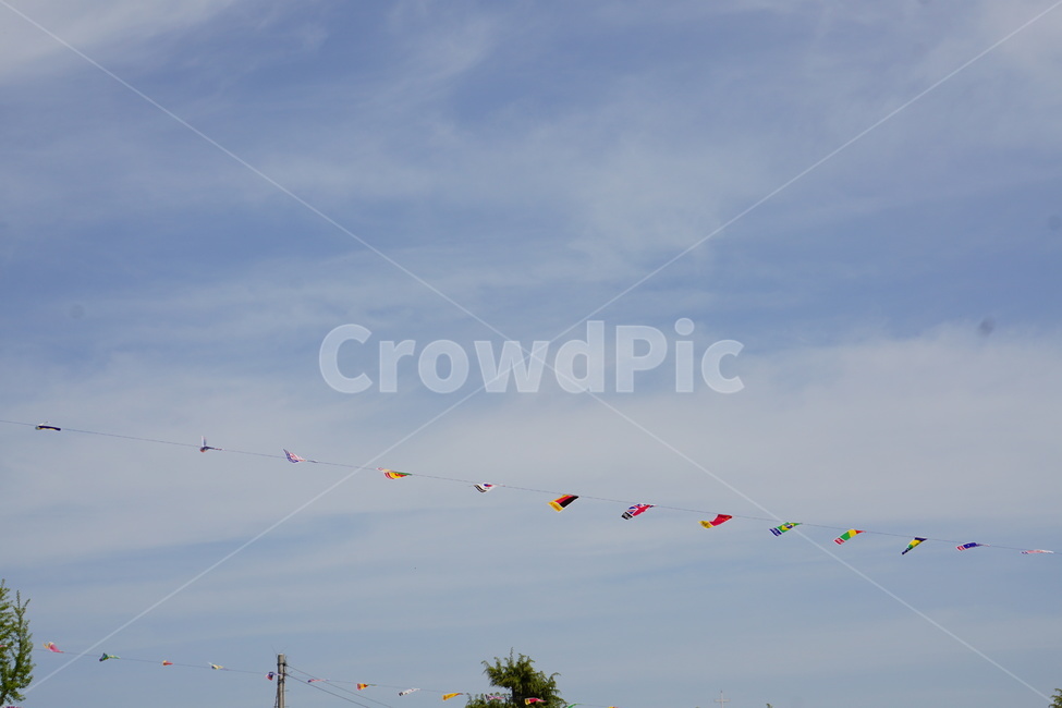 하늘,만국기,운동회,여백,행사,축제,행사,festival,carnival,event