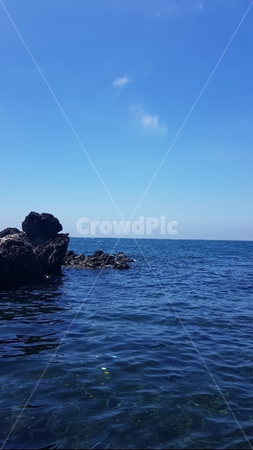 제주도,바다,도두봉,날씨,여름,도두,돌