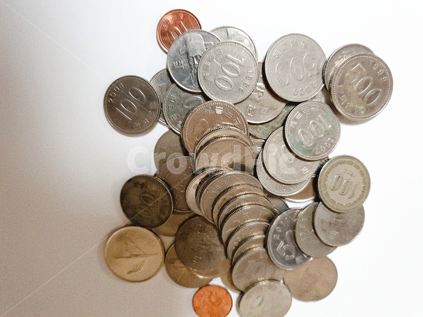 동전들,무더기,금융,가계부,돈