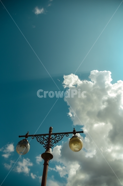 가로등,하늘,가을하늘,구름,빛내림,청량,자연,풍경,nature,landscape,outdoors,옥외,weather,날씨,sky