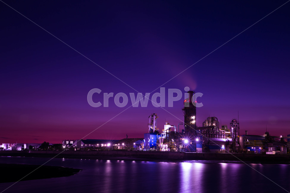 자연,공장,인천,북성포구,일몰,야경,야경,밤,풍경,nightscape,night,landscape,산업,industry,industrial,building,건물