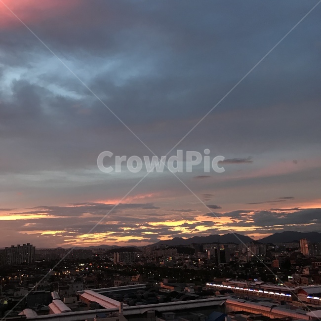 해질녁,해질녘,노을,석양,일몰,도시,풍경,city,landscape,nature,자연,outdoors,옥외