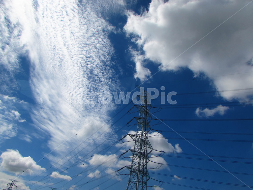 하늘,구름,송전탑,송전,날씨,길가,도로,sky,cloud,weather,apowertower,산업,industry,industrial,에너지산업,energy industry