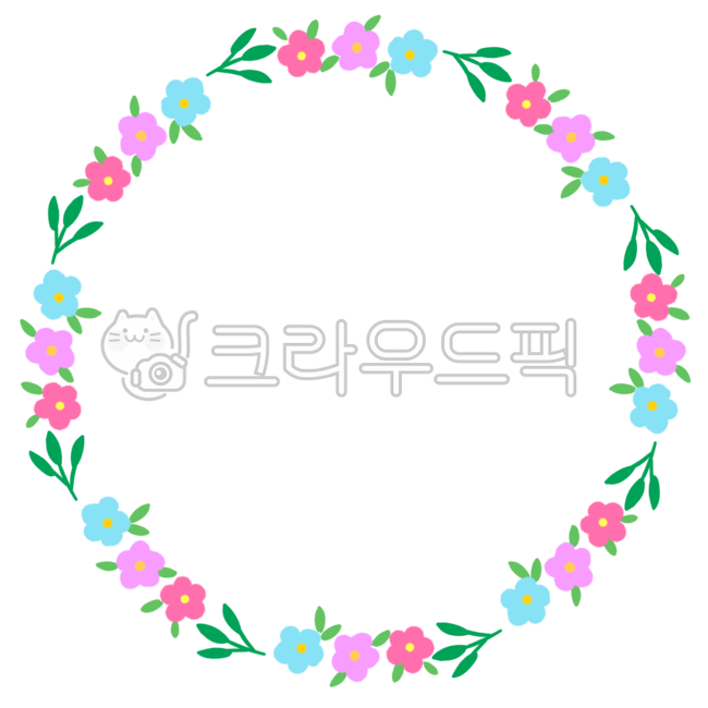 리스,식물,꽃,캘리그라피,장식,원형,원형꽃,원형식물