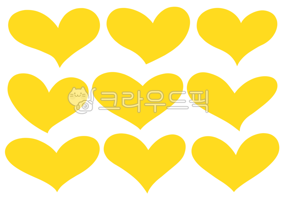 하트,다양한하트,여러가지하트,하트모음,발렌타인데이,발렌타인,heart,마음,고백,사랑,데코,이름표,장식,노란,노랑하트,노랑,노란하트,yellow,yellowheart