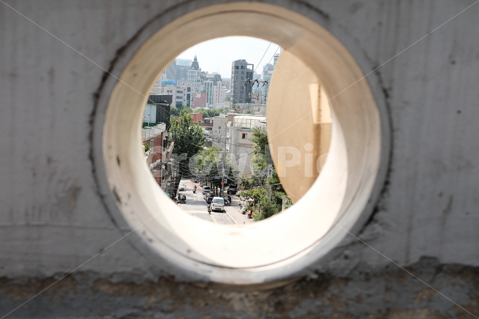 hole,구멍,frame,프레임,이화동,액자,옛날골목,골목,옛날한국,한국골목