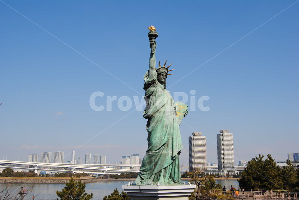 일본,오다이바,도쿄,자유의여신상,일본자유의여신상