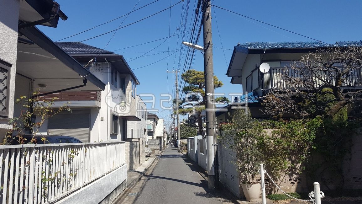 주택가,일본주택가,골목,일본골목,alley,길거리,주택,일본주택