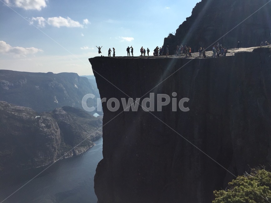 절벽,낭떠러지,자연,nature,norway,노르웨이,피오르드,점프,프레이케스톨렌