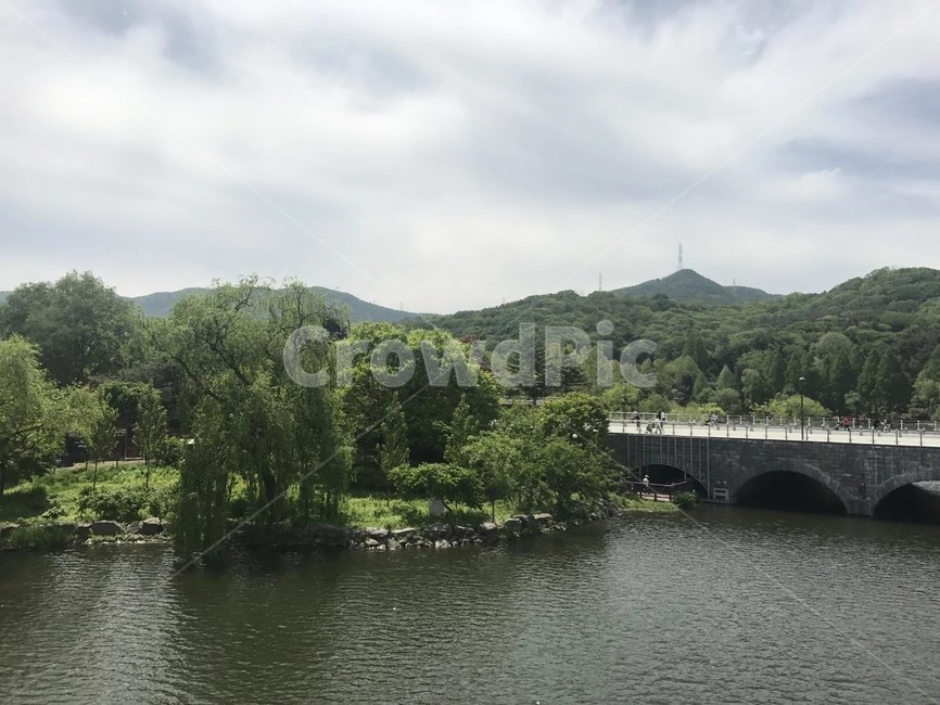 산,자연,호수,경치,풍경