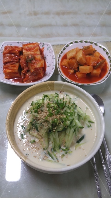 콩국수,김치,국수,집밥,밥상