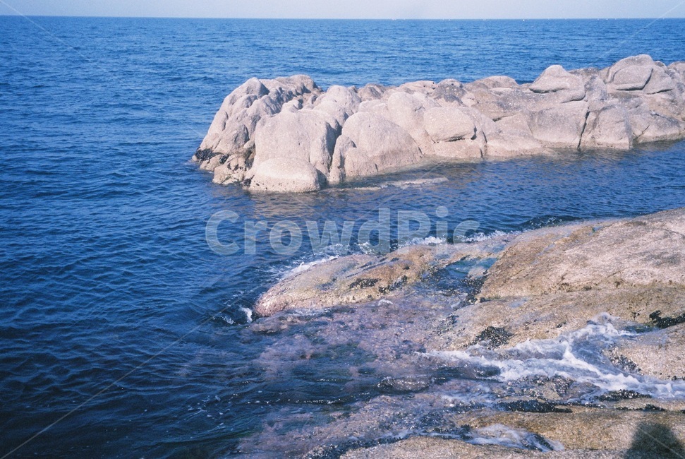 바다,필름,필름사진,돌,파도,속초,자연,풍경,nature,landscape,promontory,곶,ocean,대양,outdoors,옥외,sea,water,물