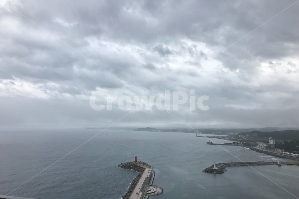 바다,cloudy,먹구름,자연,하늘