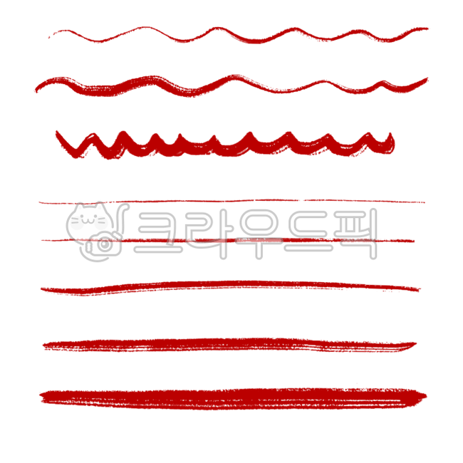 빨간선,선,라인,손글씨,line,강조,펜글씨,펜,ppt,빨간표시,펜라인,색연필,표시,study,공부,학생,학원,시험,빨간펜,누끼,png,물결라인,물결,직선,수평선