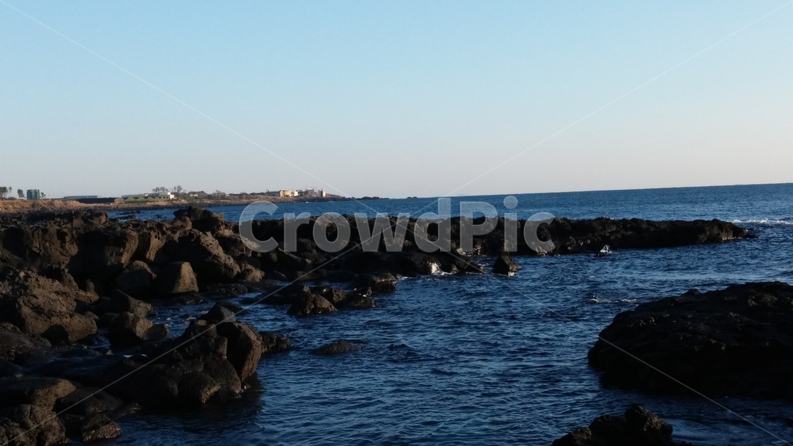 바다,제주도,제주,하늘,푸른색,바위,수평선
