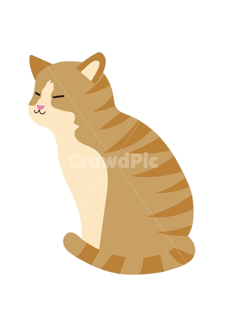 고양이,아기,아가,귀여운,갈색,줄무늬,베이지,고양이,cat,kitten,kitty,그래픽,일러스트레이션,graphic,illustration