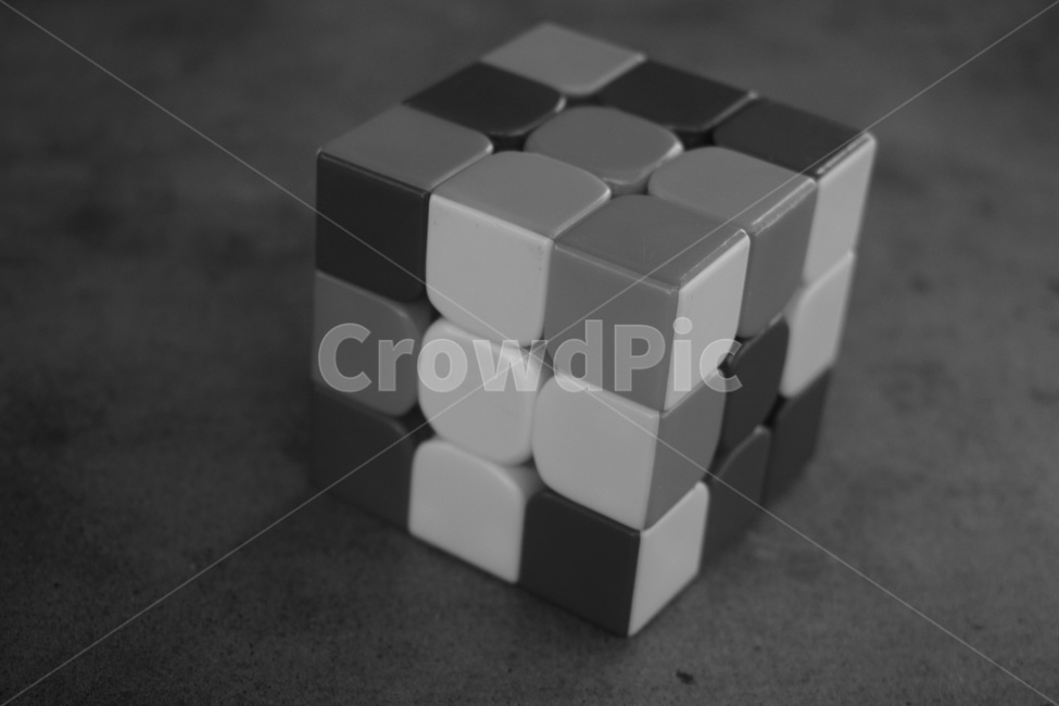 큐브,복잡한,심정,퍼즐,풀어지지않은,수수께끼,미스테리,cube,흑백사진,흑백,모노톤,monochrome,black and white,사물,물건,오브젝트,thing,object,matter
