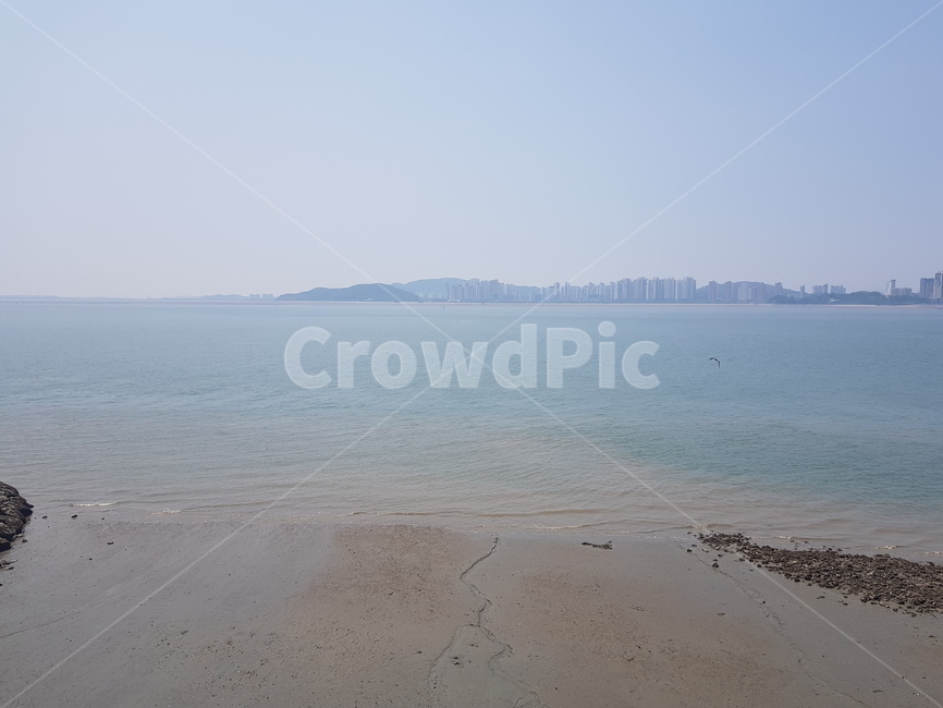 저녁,바다,석양,인천,자연,landscape,sea,풍경,해안,월미도