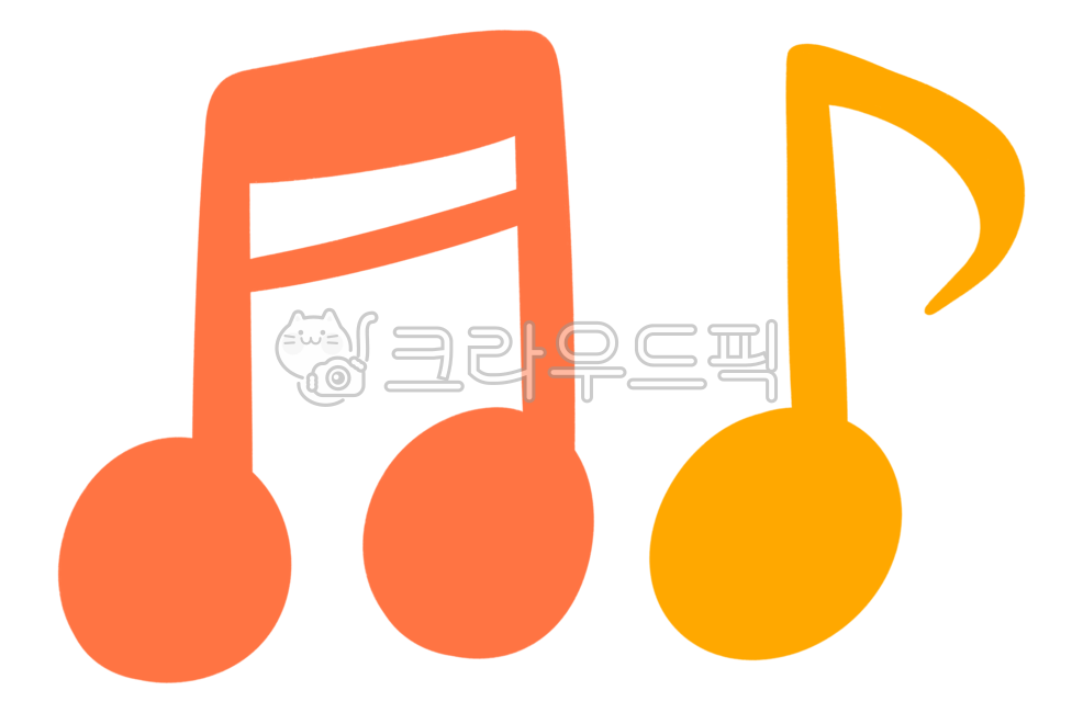 음표, 악보, 8분음표, 플랫, 샵, 사진,이미지,일러스트,캘리그라피 - 레몬쓰작가