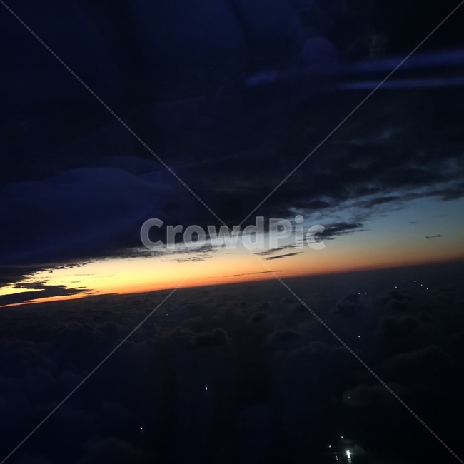 비행기밖풍경,힐링,감성,일몰,구름,풍경