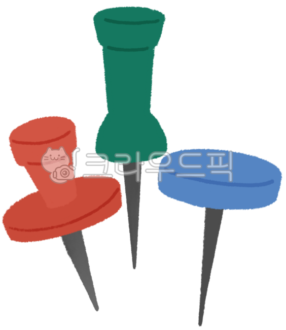 핀, 심플, 표시, 압정모양, 압정핀, 사진,이미지,일러스트,캘리그라피 - 콰키작가
