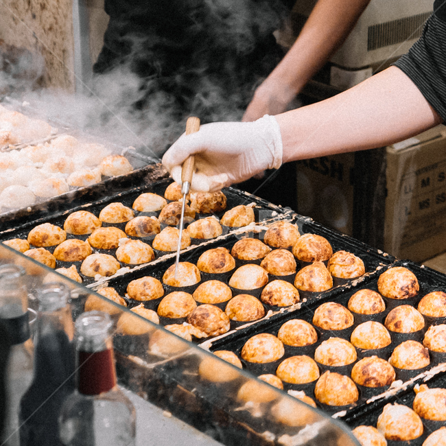 Japanese food,Dotonbori,Kyoto,Osaka,Takoyaki