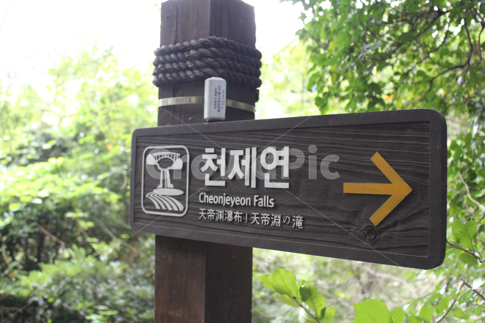 상징,이정표,천제연,천제연폭포,안내문