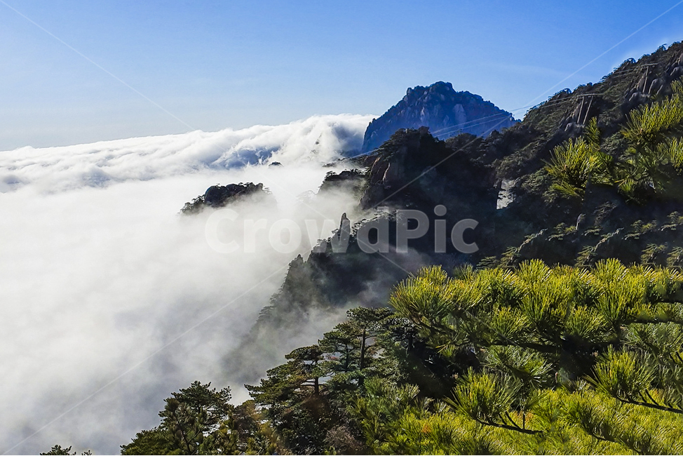 황산,운해,중국,상고대,중국오악,구름,nature,자연,outdoors