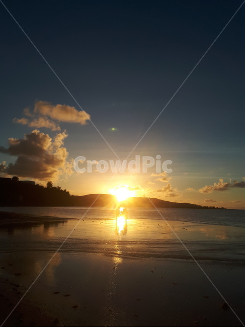 괌,해변,노을,guam,beach