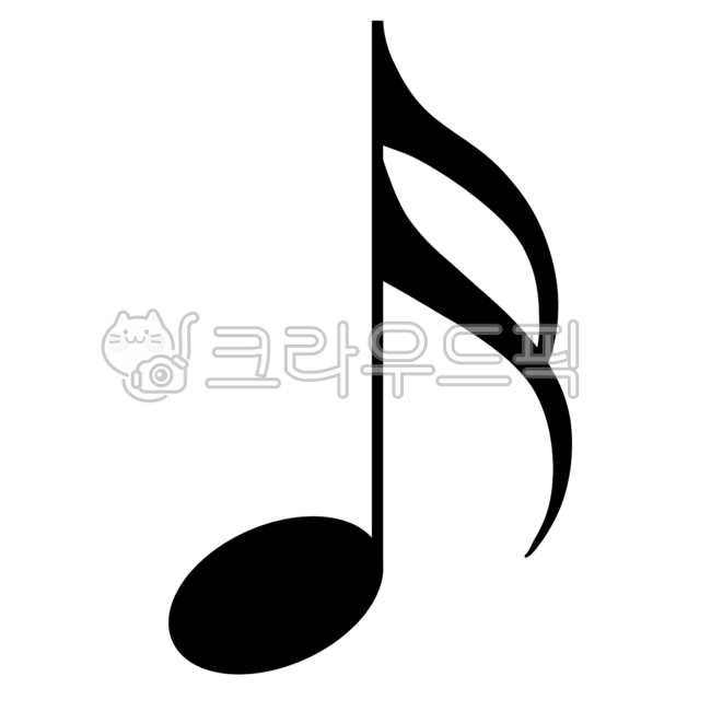 음표, 16분음표, 음표그림, 악보, 음악, 사진,이미지,일러스트,캘리그라피 - ddozza작가