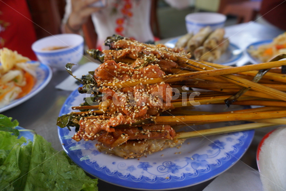 음식,꼬치,베트남음식,food,반쎄오,돼지고기